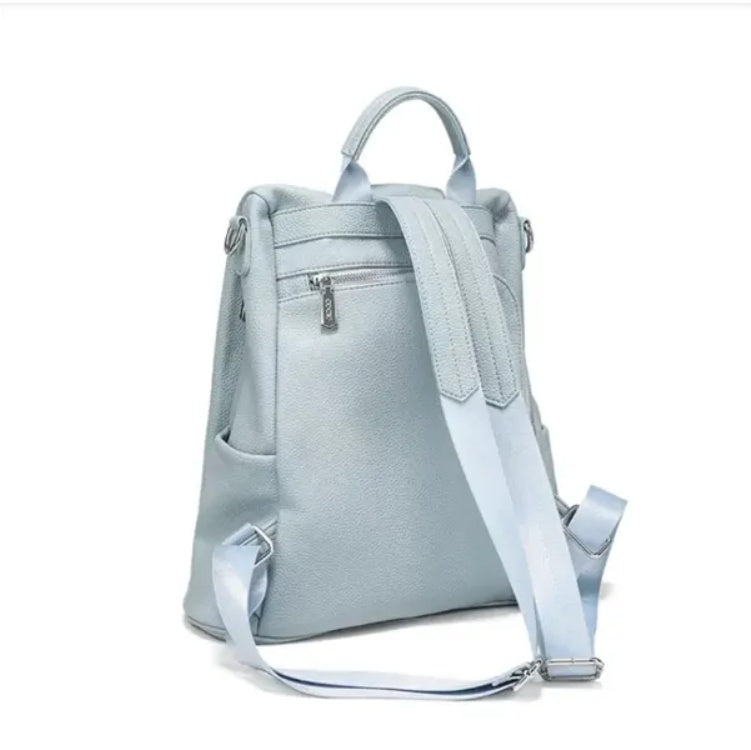 The New Seasonal Series Of Shoulder Bags Haze Blue New Fashion Leisure Ladies Backpack Large Capacity - My Store