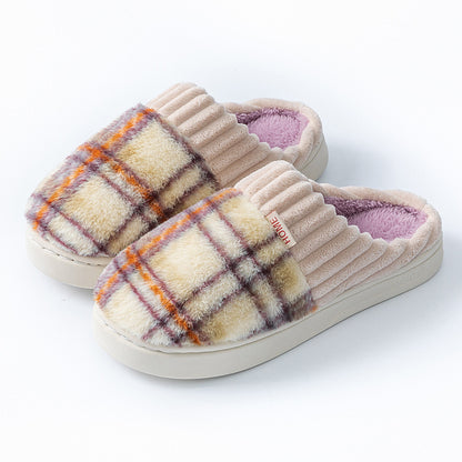 Leisure Home Comfortable Soft Cotton Slippers - My Store