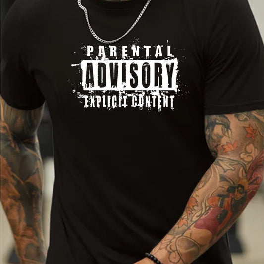Parents' Advice On Printed T-shirts, Men's T-shirts, Summer Casual Short Sleeved T-shirts - My Store