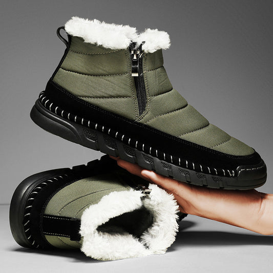 Plus Size Snow Boots Men's Outdoor Thickened Warm - My Store