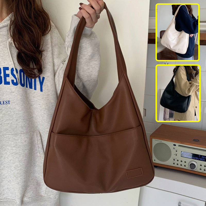 Fashion Tote Bag Large Capacity Casual Shoulder Bag Women's Commuting Handbag College Student - My Store