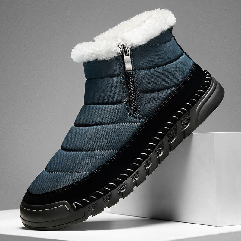 Plus Size Snow Boots Men's Outdoor Thickened Warm - My Store