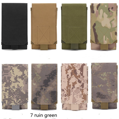 Molle Mobile Phone Bag Waist Bag Men's Sports Running Coin Purse Universal Multifunctional Vertical Belt Portable Wear Belt - My Store