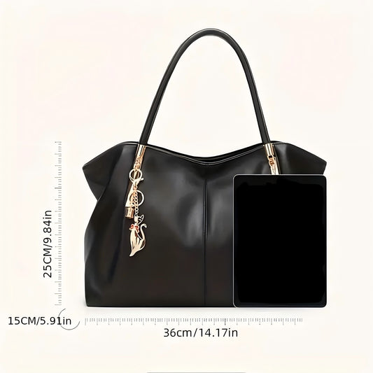 Women's Tote Bag Bags, Large Leather Shoulder Bag Purse Top Handle Hobo Handbag - My Store