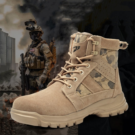 Combat Boots Male High Ankle Safety Shoes - My Store