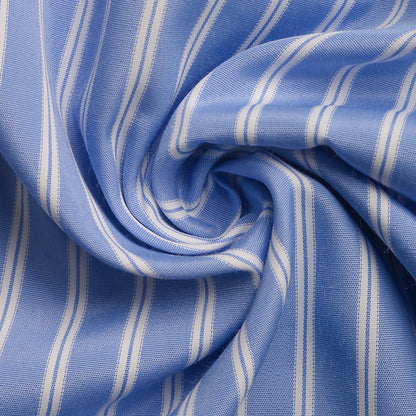 Women's Striped Tie Front Puff Sleeve Summer Casual Mini Dresses Loose Flowy Sundress - My Store