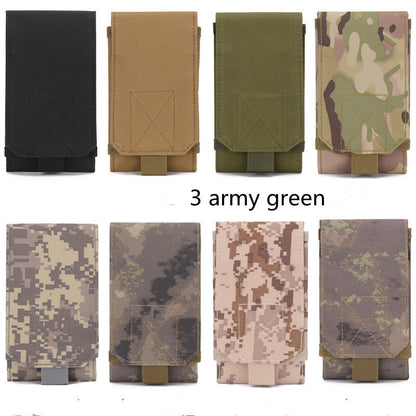 Molle Mobile Phone Bag Waist Bag Men's Sports Running Coin Purse Universal Multifunctional Vertical Belt Portable Wear Belt - My Store