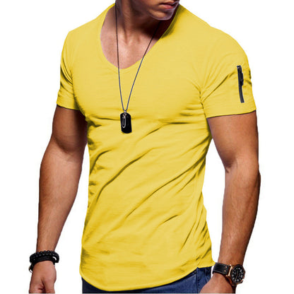 Men's Short Sleeve Cotton Casual T-shirt - My Store