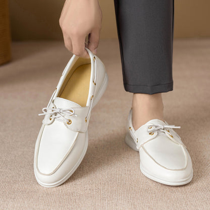 Fall Casual Leather Shoes Men's British Style Simple - My Store