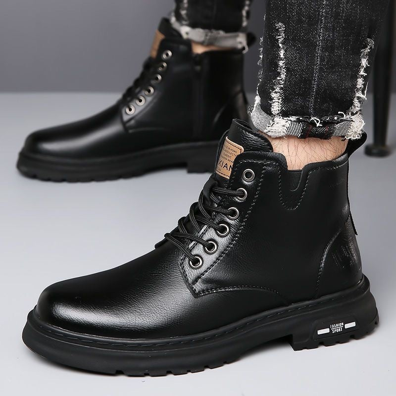 British Martin Boots Thick Bottom Outdoor Hiking Workwear Men - My Store