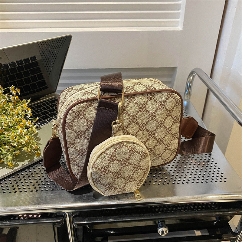 Vintage Pattern Crossbody Bags For Women Shoulder Shell Bag Trend Small Purse And Handbag Luxury Designer Female Square Bag Women's Bag - My Store