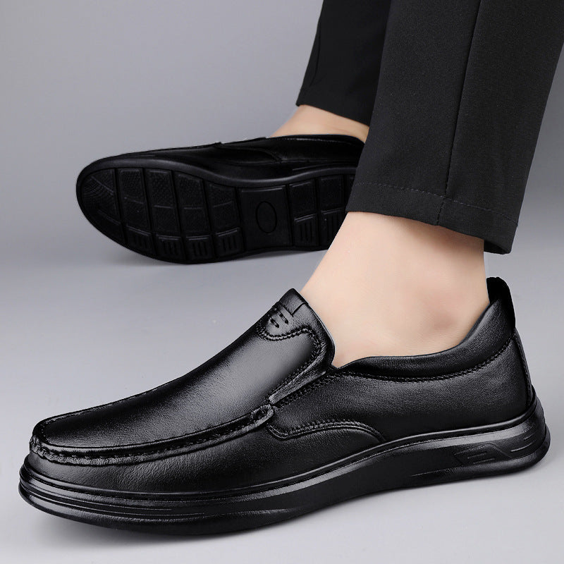 Outdoor Men's Breathable One Pedal Leather Shoes - My Store