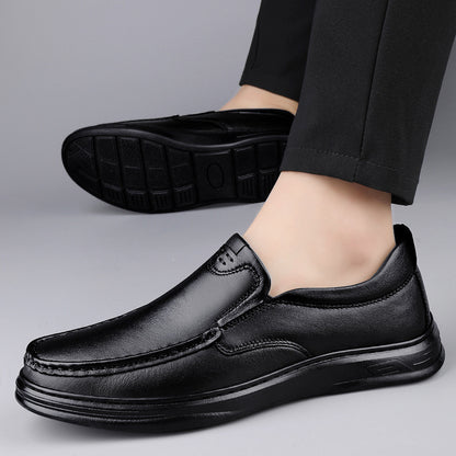 Outdoor Men's Breathable One Pedal Leather Shoes - My Store