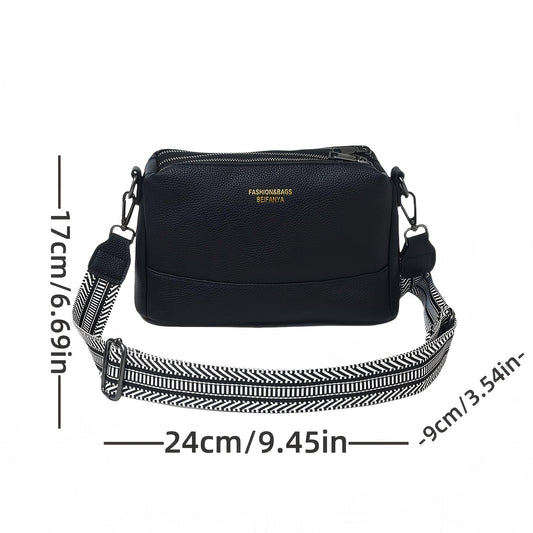 Fashionable Multi-functional PU Crossbody Bag Casual Shoulder Bag For Daily Commuting - My Store