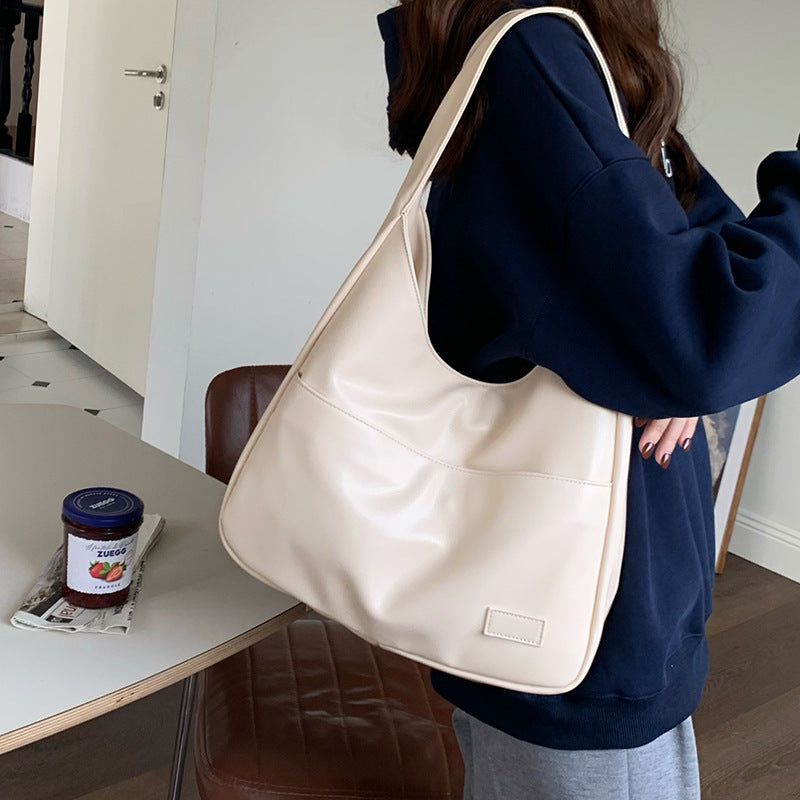 Fashion Tote Bag Large Capacity Casual Shoulder Bag Women's Commuting Handbag College Student - My Store