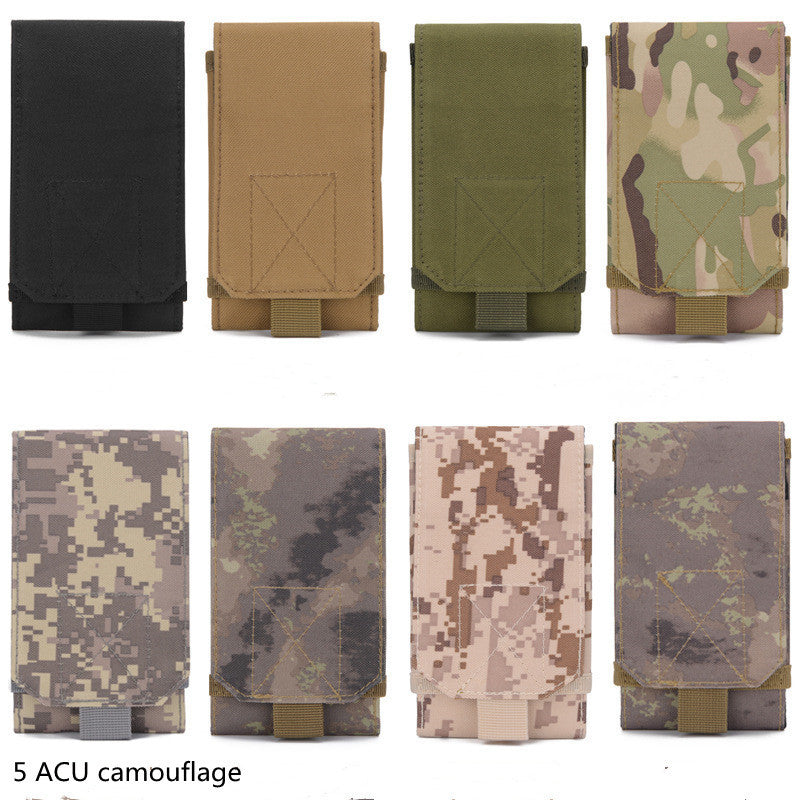 Molle Mobile Phone Bag Waist Bag Men's Sports Running Coin Purse Universal Multifunctional Vertical Belt Portable Wear Belt - My Store