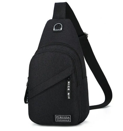 Men Women Sling Bag Chest Fanny Packs Cross Body Travel Sports Shoulder Backpack - My Store