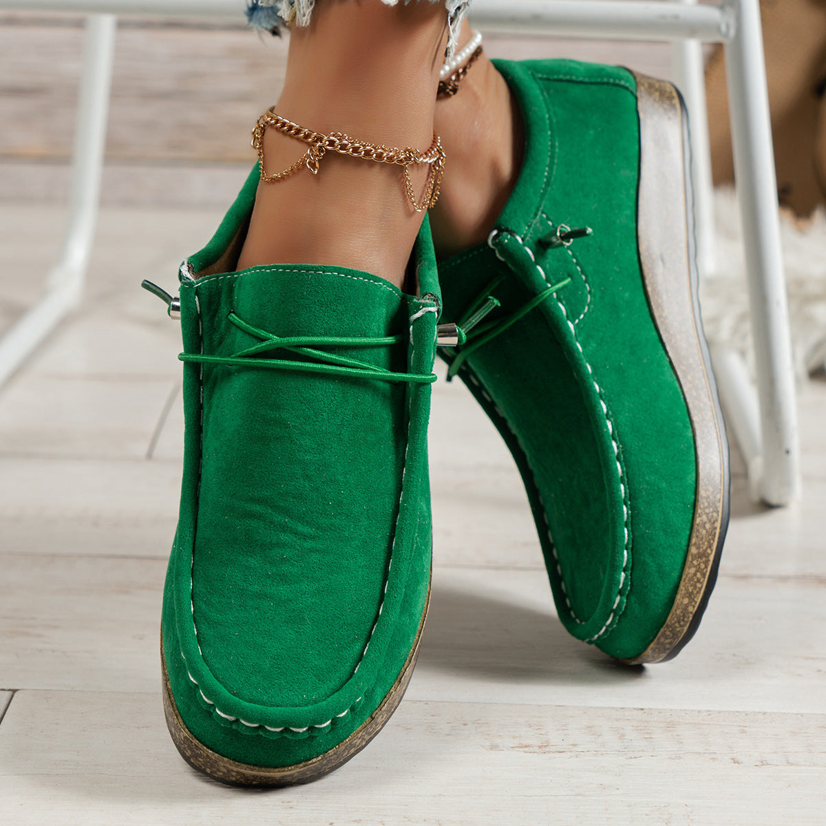 Women's Elastic Slip-on Casual Shoes - My Store