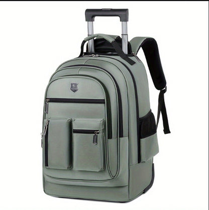 Trolley Backpack Ultra-light Trolley Bag Large Capacity Single-directional Wheel - My Store