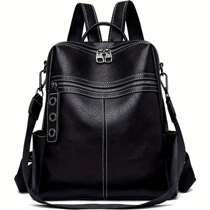Purse For Women Fashion Faux Leather Convertible Shoulder Handbag Travel Bag Satchel Rucksack Ladies Bag - My Store