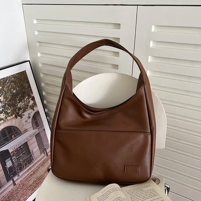 Fashion Tote Bag Large Capacity Casual Shoulder Bag Women's Commuting Handbag College Student - My Store