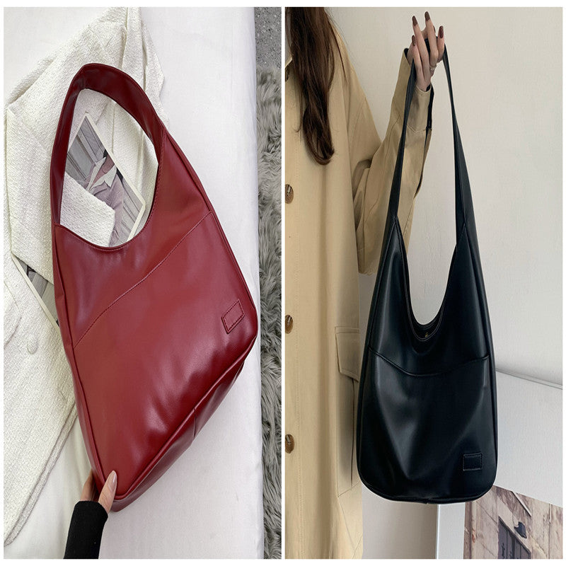 Fashion Tote Bag Large Capacity Casual Shoulder Bag Women's Commuting Handbag College Student - My Store