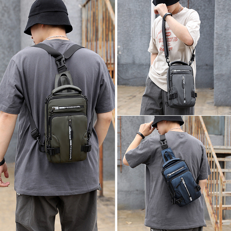 Crossbody Bags Men Multifunctional Backpack Shoulder Chest Bags - My Store