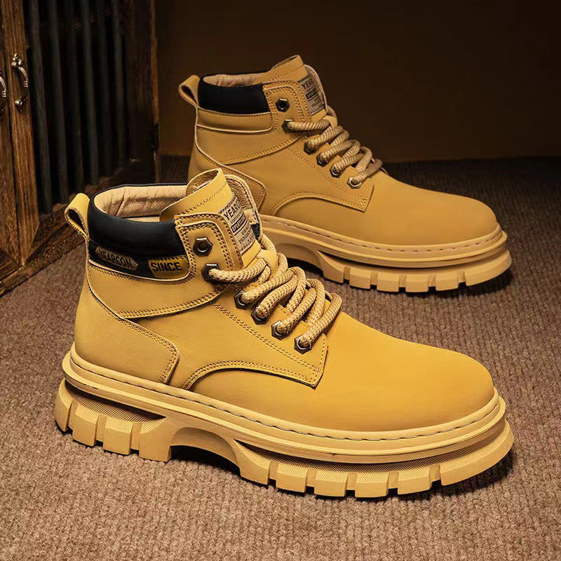 Martin Boots Men Trendy High Top British Working Wear - My Store