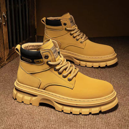Martin Boots Men Trendy High Top British Working Wear - My Store