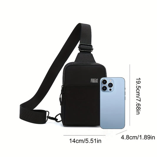 Small Crossbody Bags For Women & Men, Mini Sling Bag Fanny Packs Crossbody Purse, Chest Bag For Travelling, Hiking, Running -Black - My Store