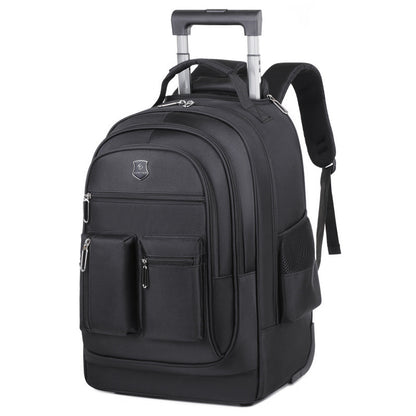 Trolley Backpack Ultra-light Trolley Bag Large Capacity Single-directional Wheel - My Store