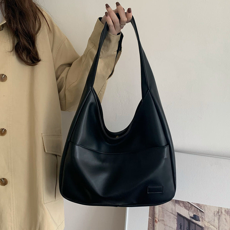 Fashion Tote Bag Large Capacity Casual Shoulder Bag Women's Commuting Handbag College Student - My Store