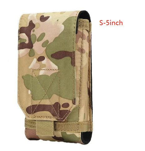 Molle Mobile Phone Bag Waist Bag Men's Sports Running Coin Purse Universal Multifunctional Vertical Belt Portable Wear Belt - My Store