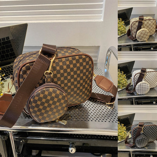 Vintage Pattern Crossbody Bags For Women Shoulder Shell Bag Trend Small Purse And Handbag Luxury Designer Female Square Bag Women's Bag - My Store