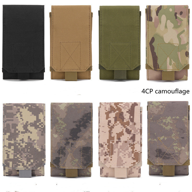 Molle Mobile Phone Bag Waist Bag Men's Sports Running Coin Purse Universal Multifunctional Vertical Belt Portable Wear Belt - My Store