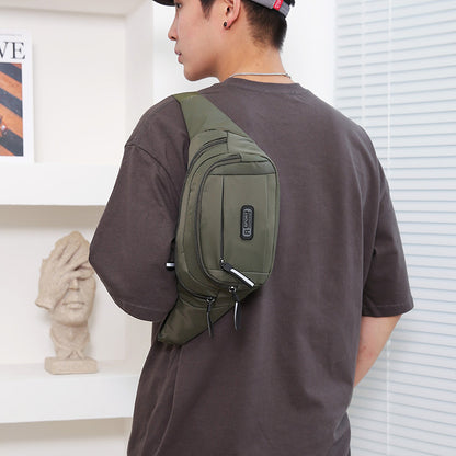 Men's Multifunctional Waist Bag Wear-resistant Waterproof Crossbody Bags - My Store