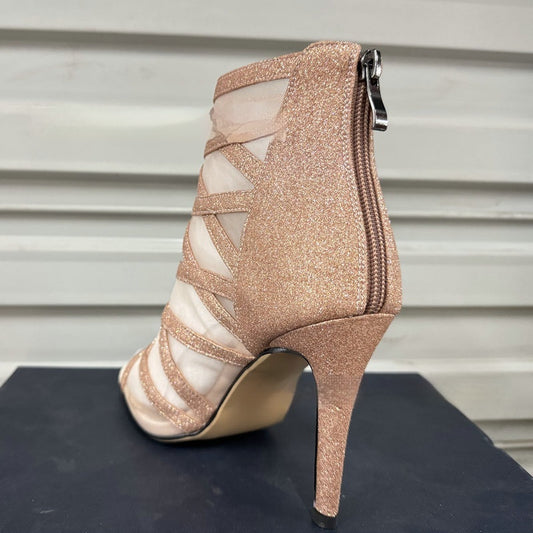Fish Mouth Sandal Boots Hollow-out Mesh Stitching - My Store