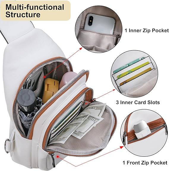 Small Sling Bag For Women Crossbody Bags For Women Trendy Leather Fanny Packs For Women Cross Body - My Store
