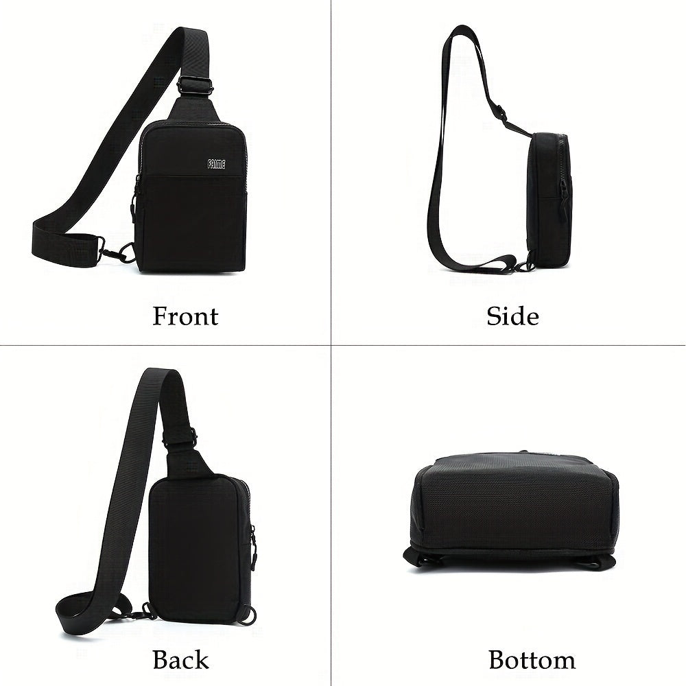Small Crossbody Bags For Women & Men, Mini Sling Bag Fanny Packs Crossbody Purse, Chest Bag For Travelling, Hiking, Running -Black - My Store