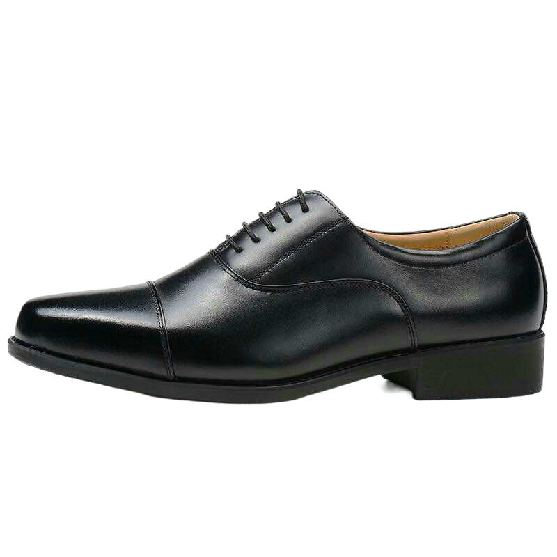Mesh Three Connector Business Casual Leather Shoes - My Store