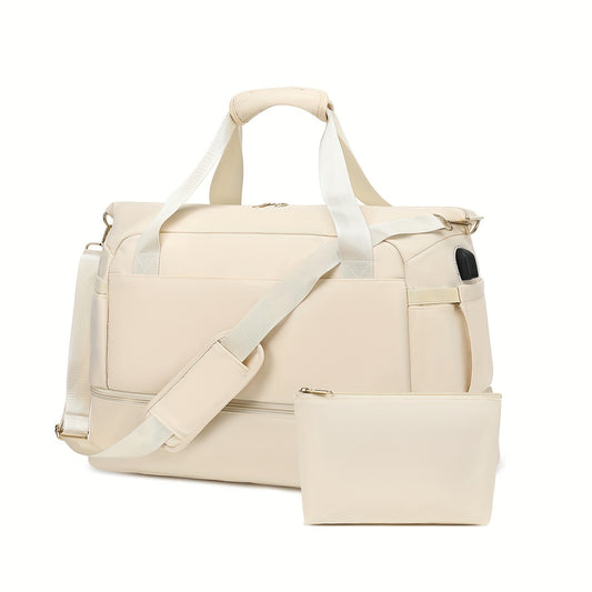 Women's Travel Duffel Bag, Sports Gym Yoga Duffel Bag Weekender Overnight Totes Bag - My Store