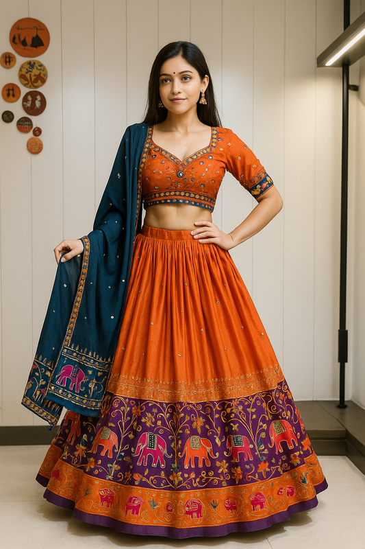 SAMRAJYA VOL - 1 - Pure jaam cotton fabric Chaniya Choli - My Store