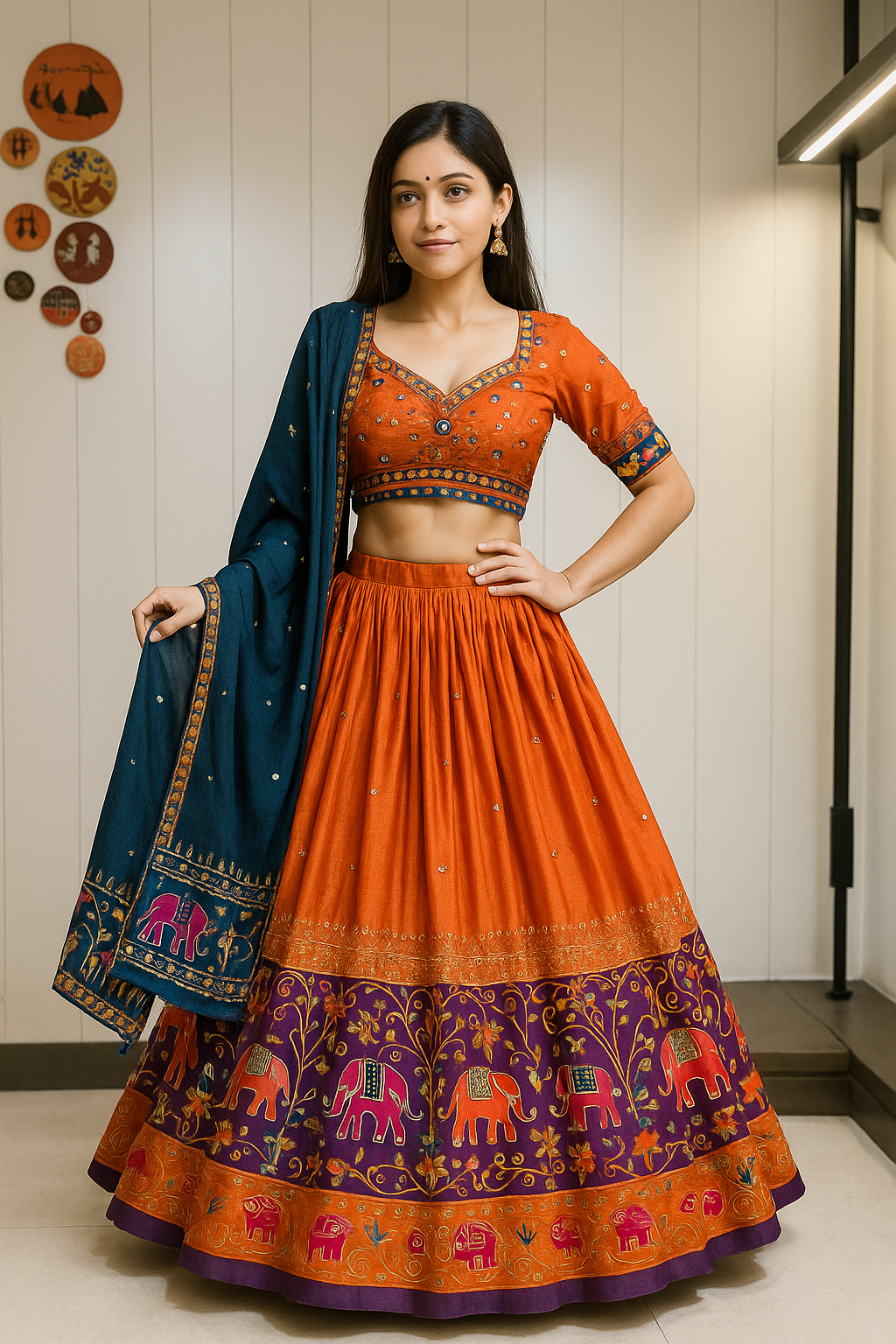 SAMRAJYA VOL - 1 - Pure jaam cotton fabric Chaniya Choli - My Store