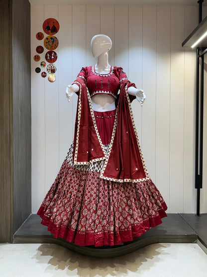 MADHURI - Jaam cotton and Camric cotton Chaniya choli - My Store