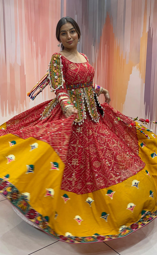 KRISHNA - Vintage and Gamthi style Chaniya choli - My Store