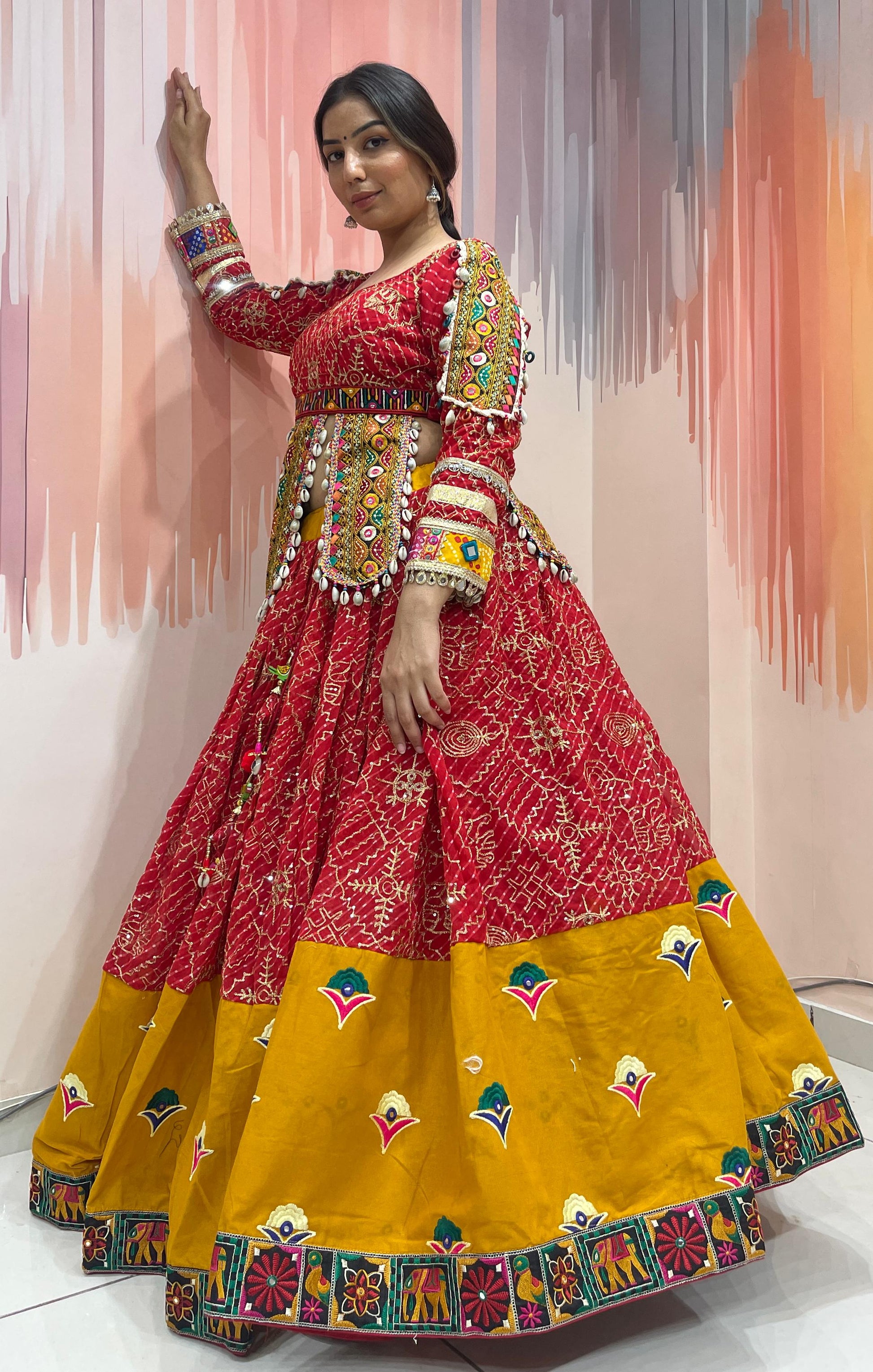 KRISHNA - Vintage and Gamthi style Chaniya choli - My Store