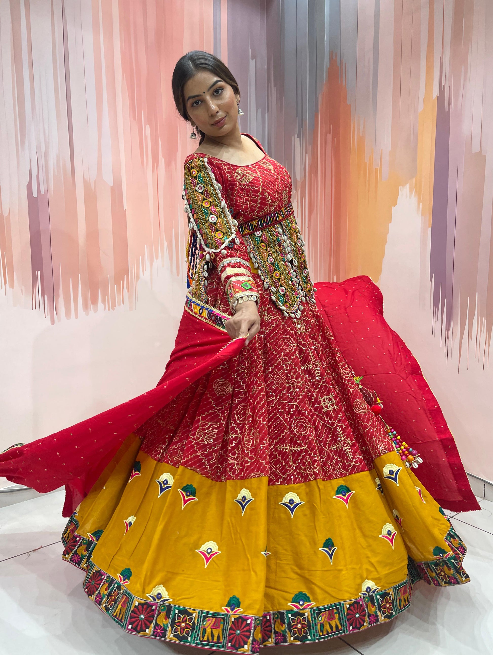 KRISHNA - Vintage and Gamthi style Chaniya choli - My Store