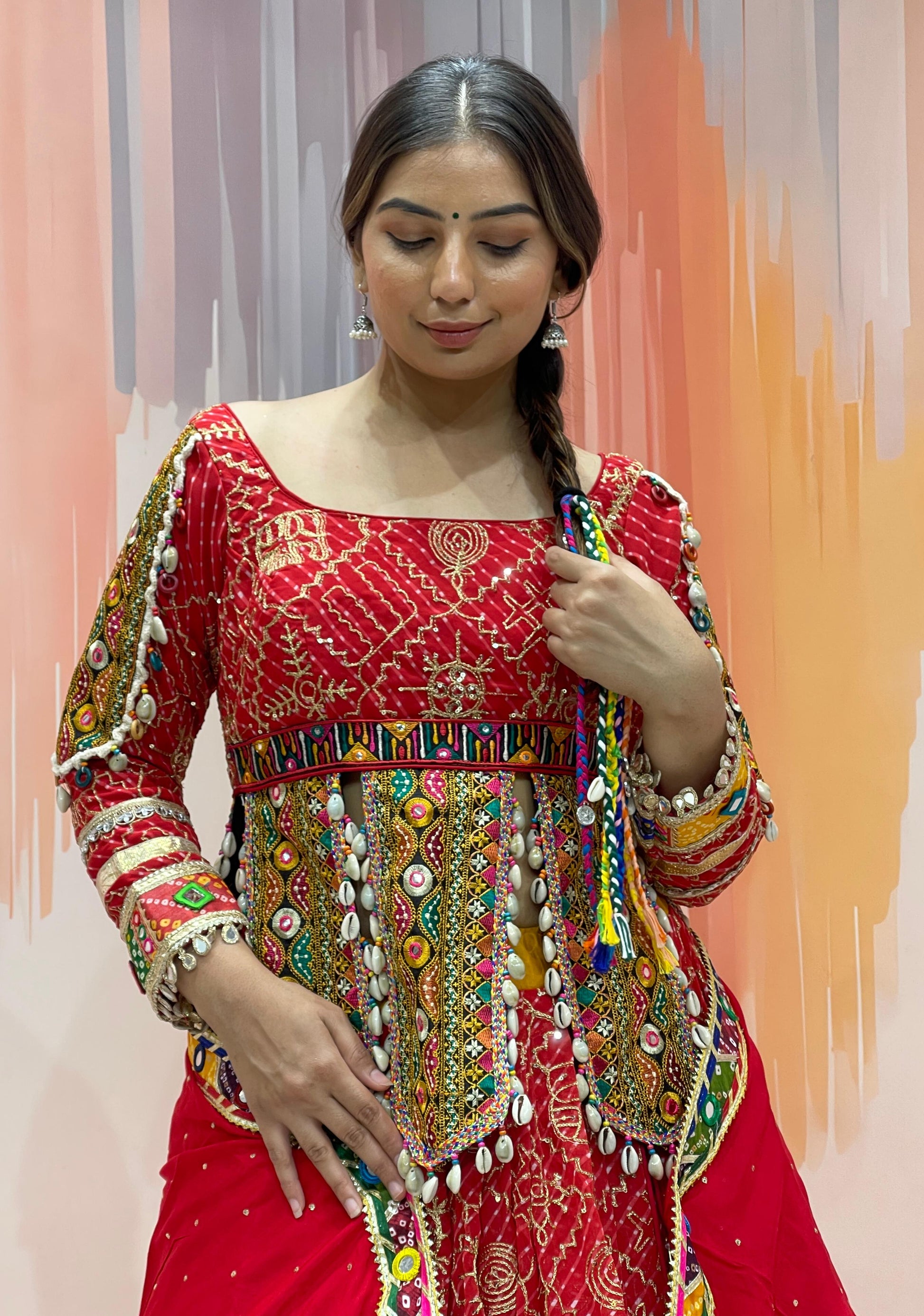 KRISHNA - Vintage and Gamthi style Chaniya choli - My Store