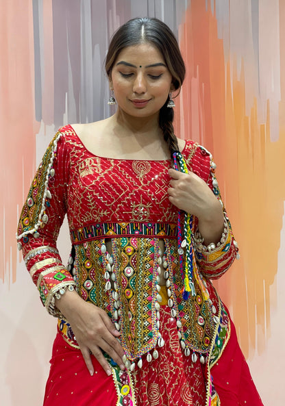 KRISHNA - Vintage and Gamthi style Chaniya choli - My Store
