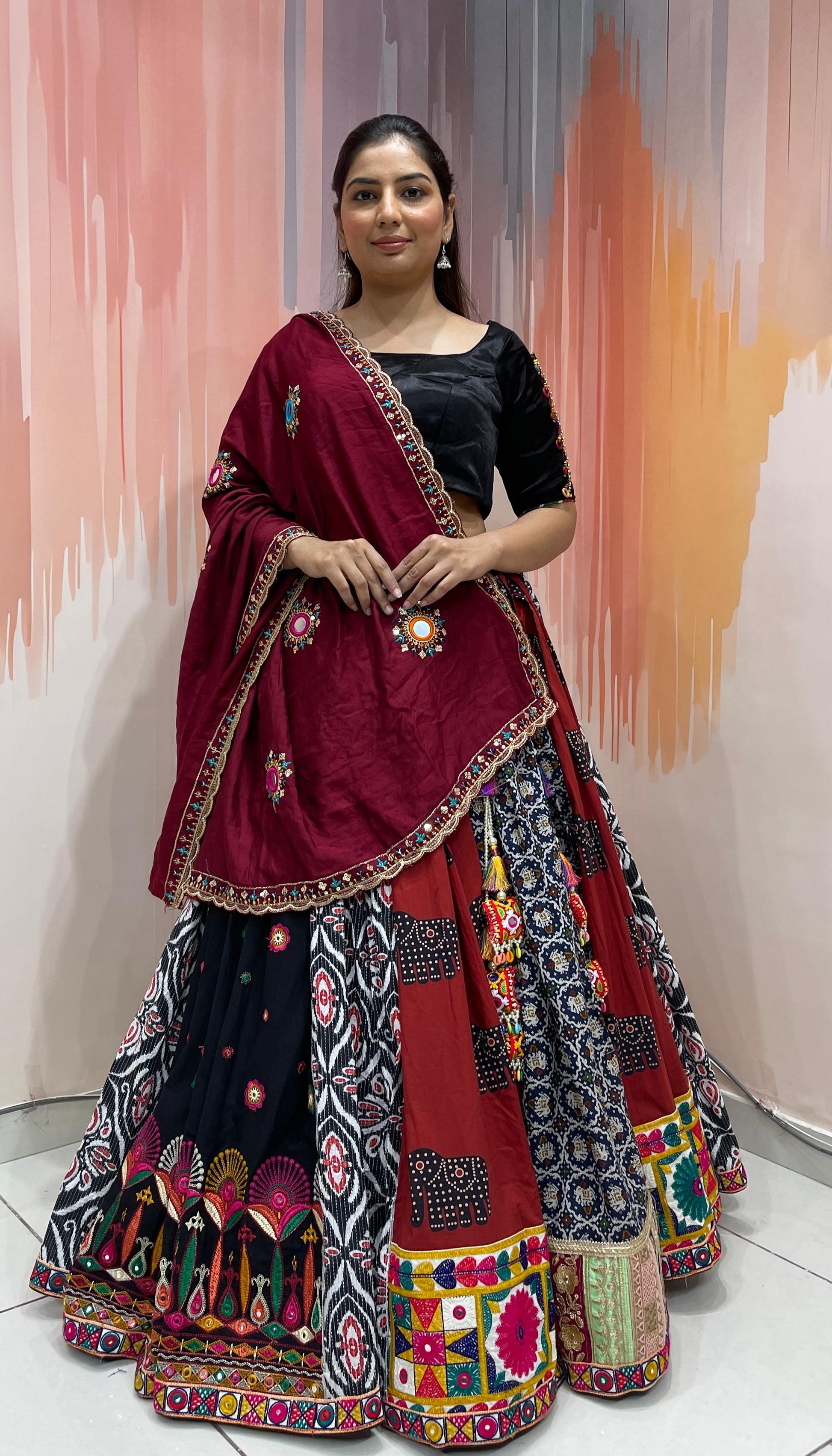 KAREENA - Mal Cotton and Bombay Silk Chaniya choli - My Store